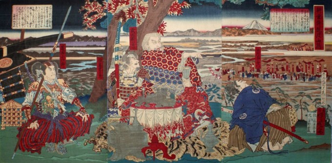 錦絵「耕雲斎筑波山籠」